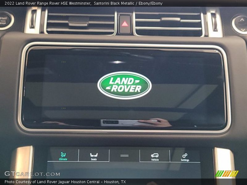 Santorini Black Metallic / Ebony/Ebony 2022 Land Rover Range Rover HSE Westminster