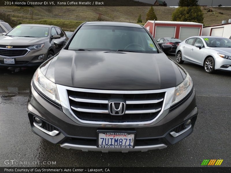 Kona Coffee Metallic / Black 2014 Honda Crosstour EX V6