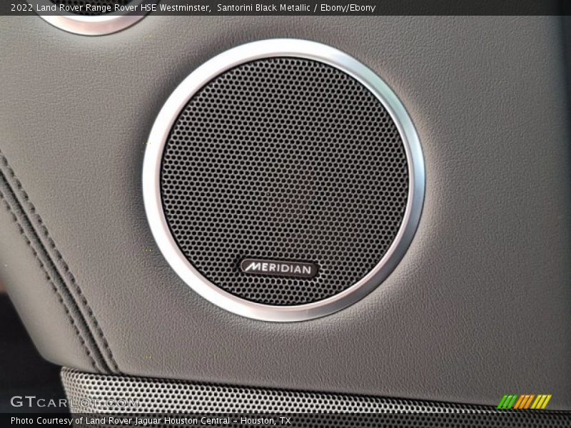 Santorini Black Metallic / Ebony/Ebony 2022 Land Rover Range Rover HSE Westminster