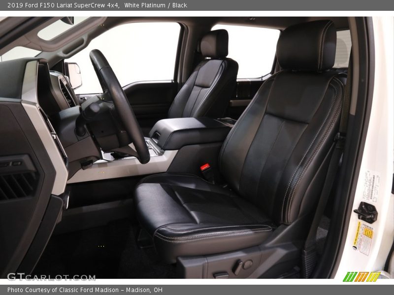 White Platinum / Black 2019 Ford F150 Lariat SuperCrew 4x4