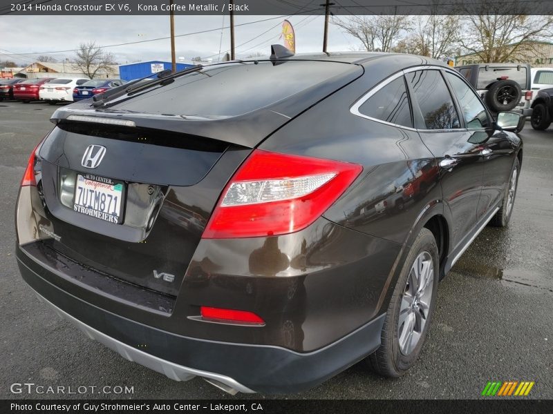 Kona Coffee Metallic / Black 2014 Honda Crosstour EX V6