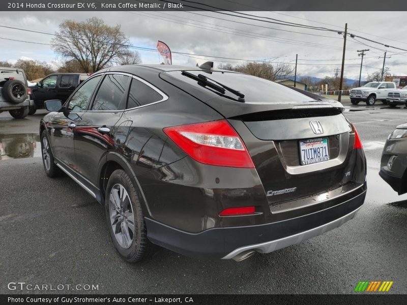 Kona Coffee Metallic / Black 2014 Honda Crosstour EX V6