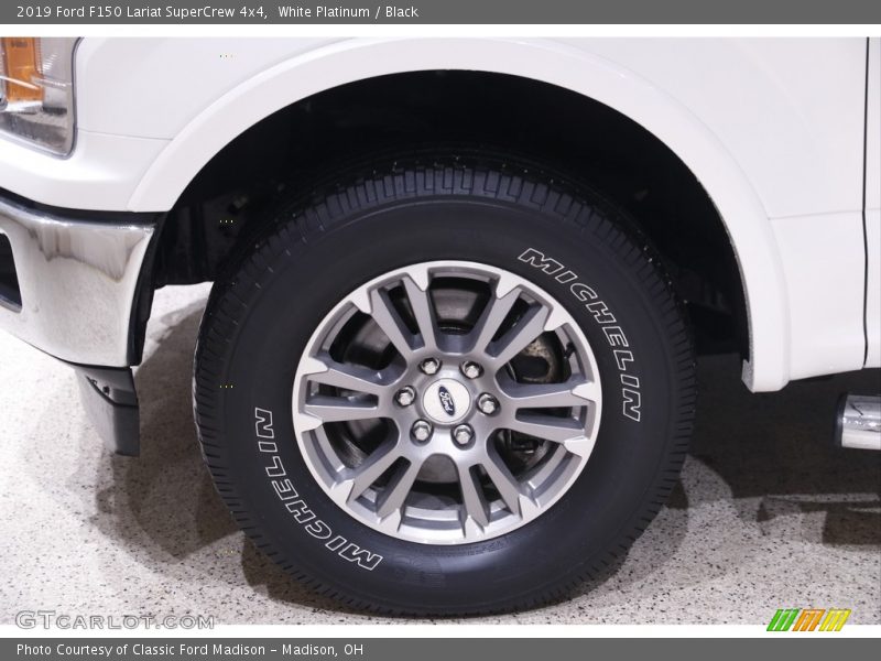 White Platinum / Black 2019 Ford F150 Lariat SuperCrew 4x4