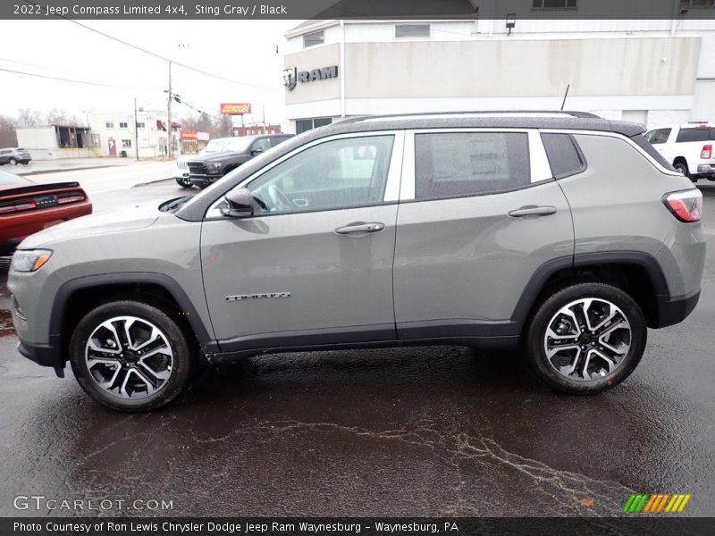 Sting Gray / Black 2022 Jeep Compass Limited 4x4