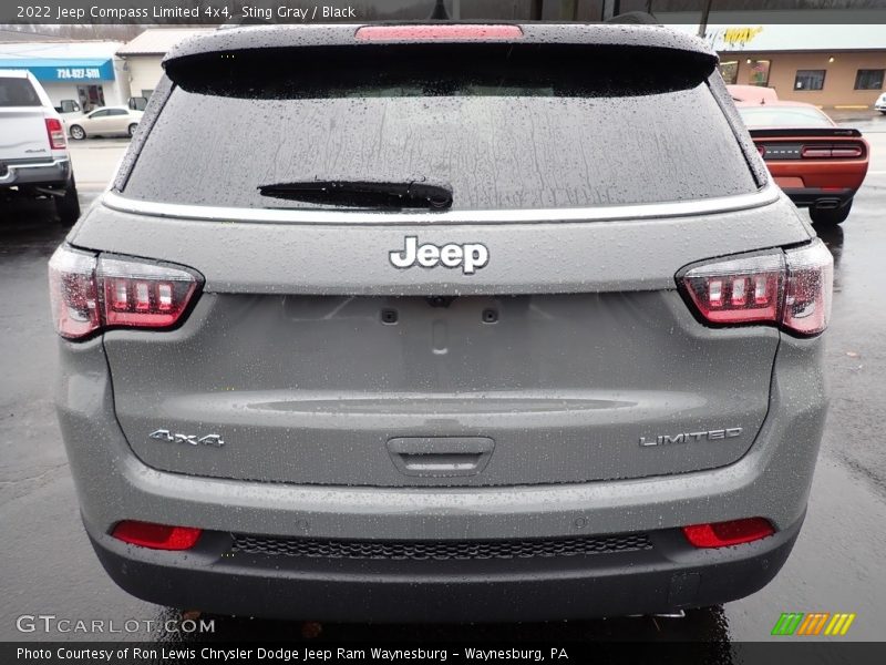 Sting Gray / Black 2022 Jeep Compass Limited 4x4