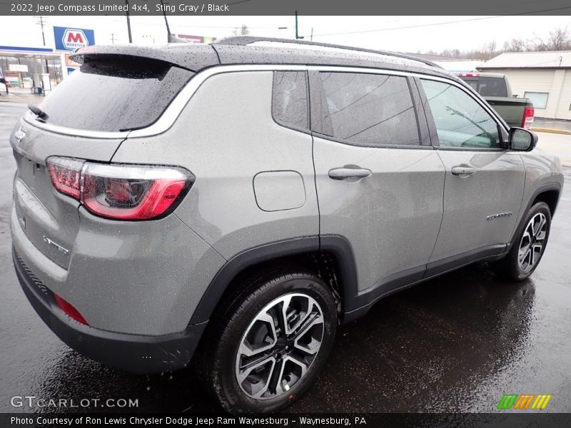 Sting Gray / Black 2022 Jeep Compass Limited 4x4