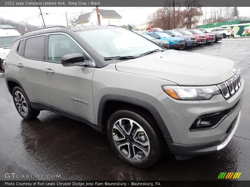 Sting Gray / Black 2022 Jeep Compass Limited 4x4