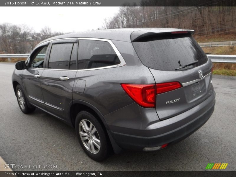 Modern Steel Metallic / Gray 2016 Honda Pilot LX AWD