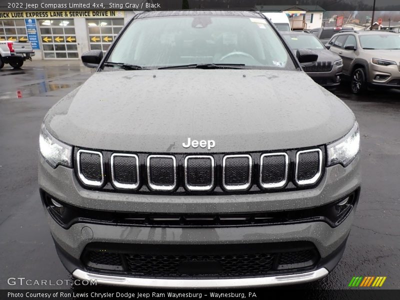 Sting Gray / Black 2022 Jeep Compass Limited 4x4