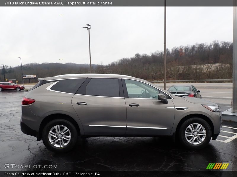 Pepperdust Metallic / Shale 2018 Buick Enclave Essence AWD