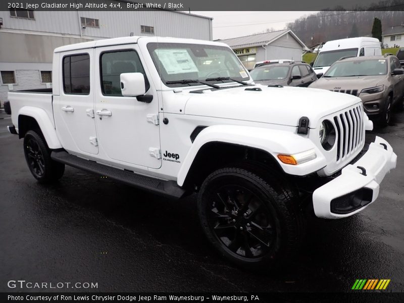 Bright White / Black 2021 Jeep Gladiator High Altitude 4x4