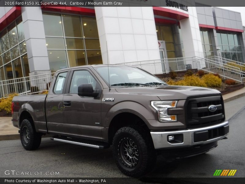 Caribou / Medium Earth Gray 2016 Ford F150 XL SuperCab 4x4