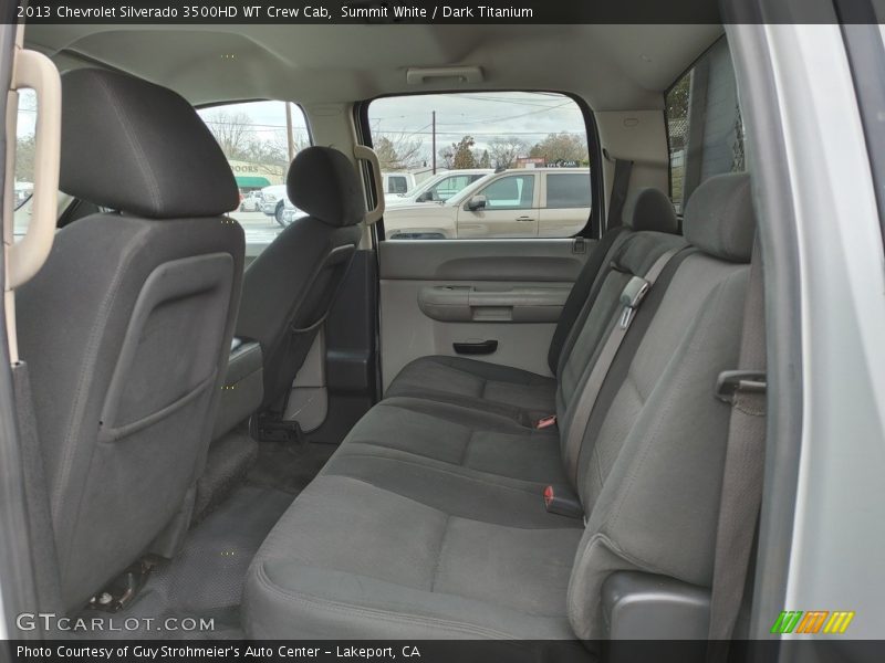Summit White / Dark Titanium 2013 Chevrolet Silverado 3500HD WT Crew Cab