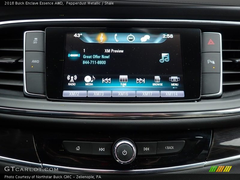 Pepperdust Metallic / Shale 2018 Buick Enclave Essence AWD