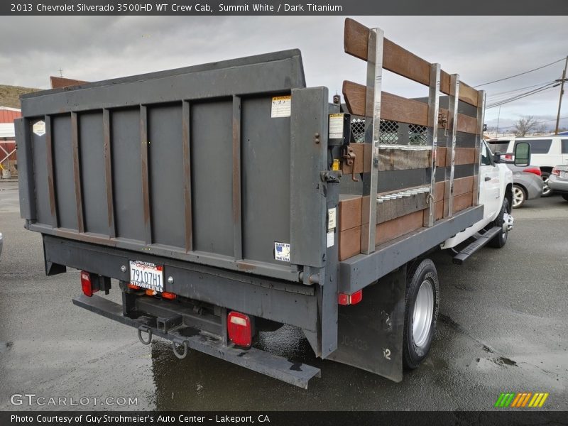 Summit White / Dark Titanium 2013 Chevrolet Silverado 3500HD WT Crew Cab