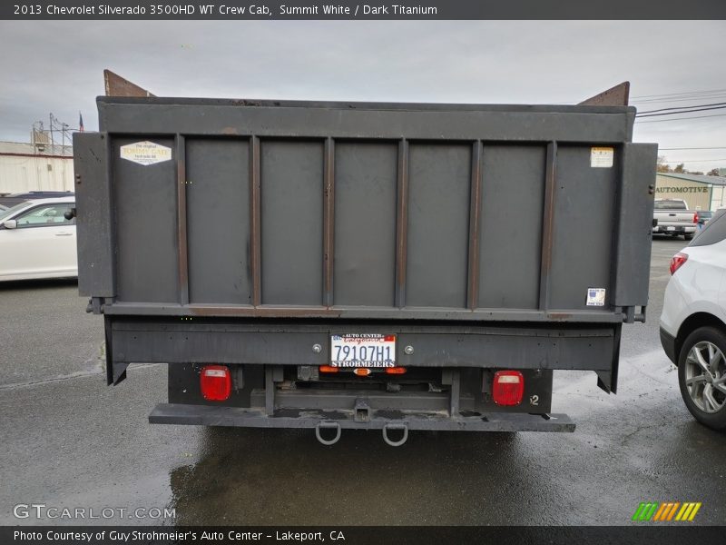 Summit White / Dark Titanium 2013 Chevrolet Silverado 3500HD WT Crew Cab