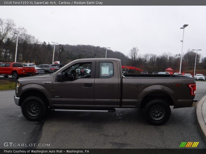 Caribou / Medium Earth Gray 2016 Ford F150 XL SuperCab 4x4