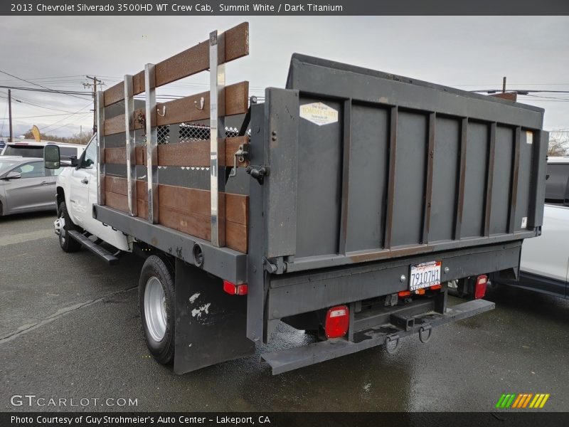 Summit White / Dark Titanium 2013 Chevrolet Silverado 3500HD WT Crew Cab
