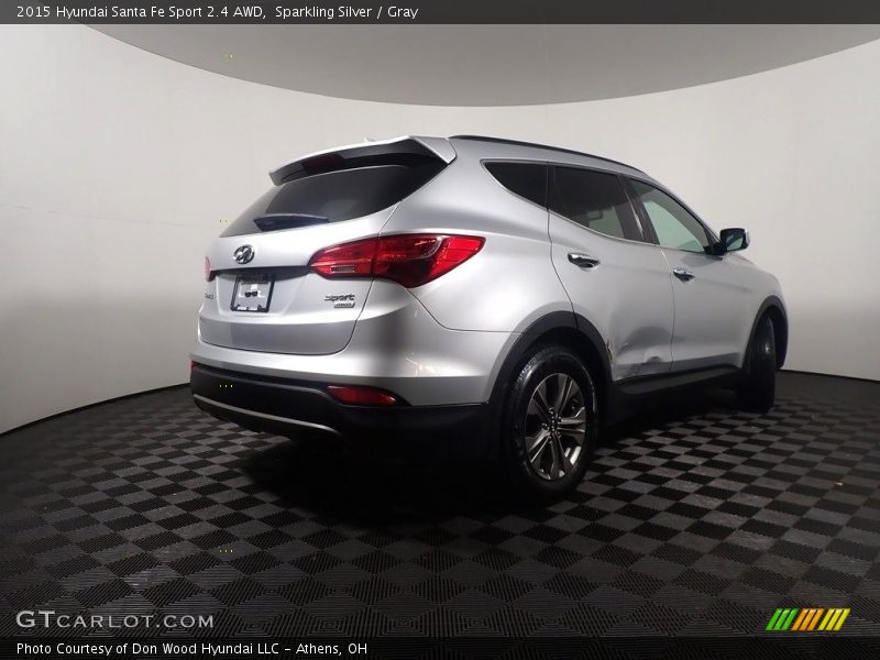 Sparkling Silver / Gray 2015 Hyundai Santa Fe Sport 2.4 AWD