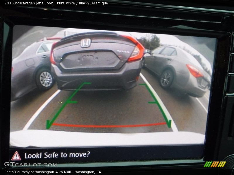 Pure White / Black/Ceramique 2016 Volkswagen Jetta Sport