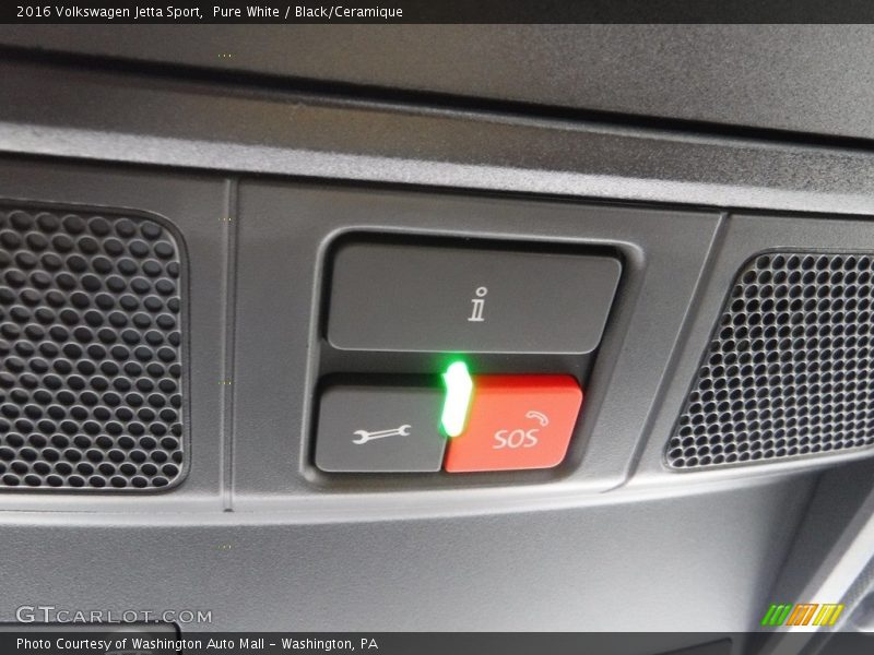 Pure White / Black/Ceramique 2016 Volkswagen Jetta Sport