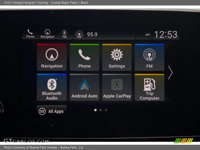 Crystal Black Pearl / Black 2020 Honda Passport Touring