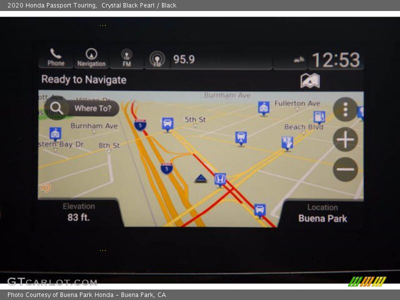 Crystal Black Pearl / Black 2020 Honda Passport Touring