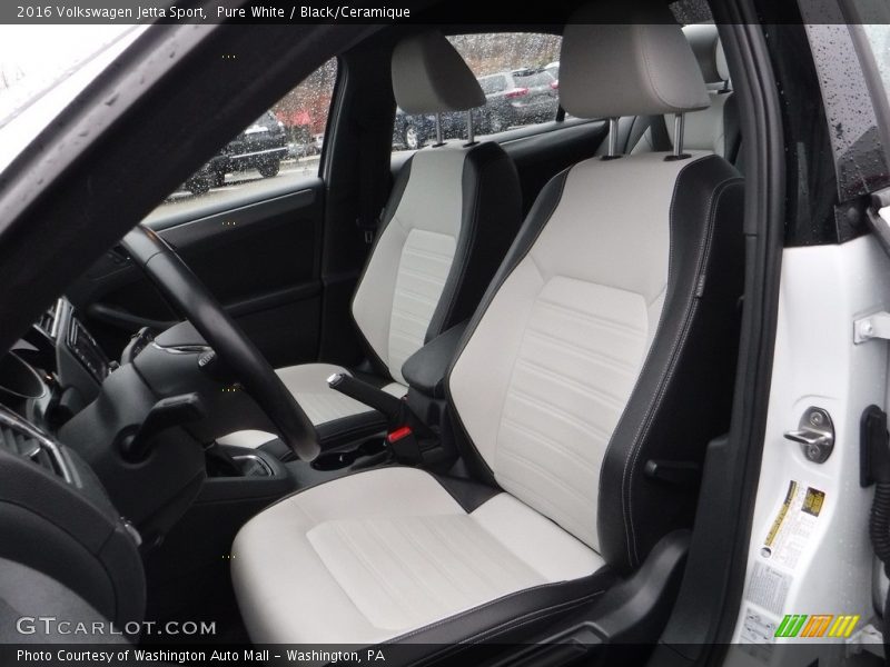 Front Seat of 2016 Jetta Sport