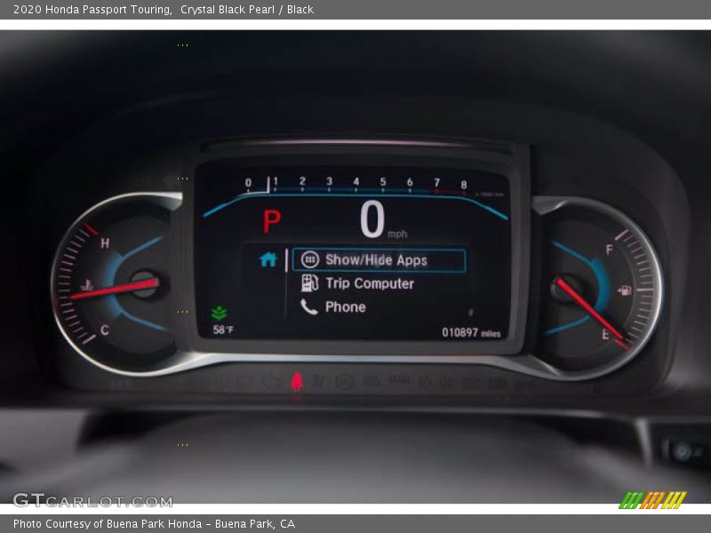 Crystal Black Pearl / Black 2020 Honda Passport Touring