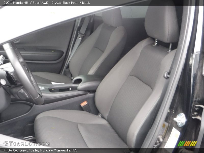 Crystal Black Pearl / Black 2021 Honda HR-V Sport AWD