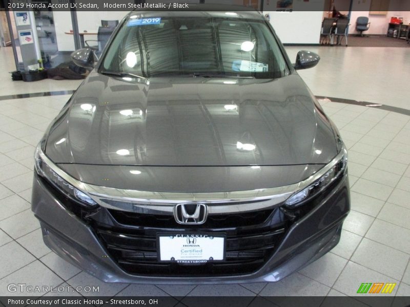 Modern Steel Metallic / Black 2019 Honda Accord LX Sedan