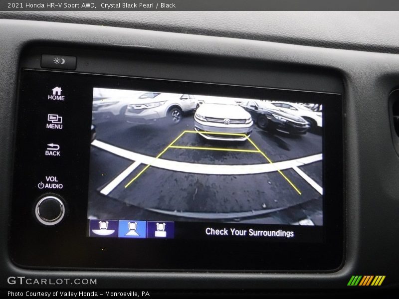 Crystal Black Pearl / Black 2021 Honda HR-V Sport AWD