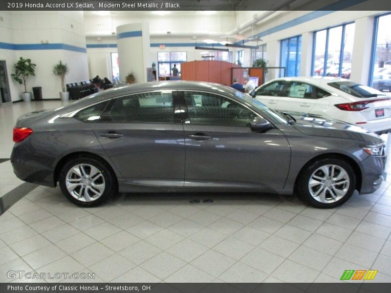 Modern Steel Metallic / Black 2019 Honda Accord LX Sedan