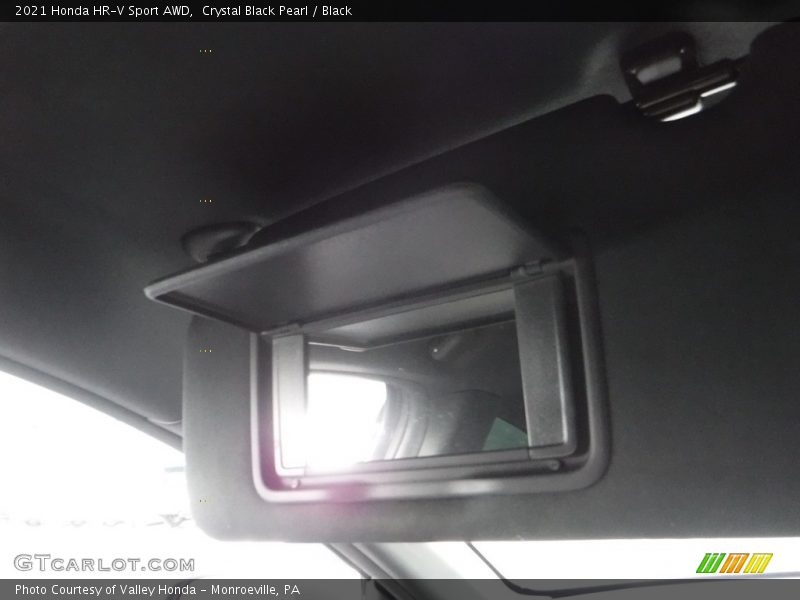 Crystal Black Pearl / Black 2021 Honda HR-V Sport AWD