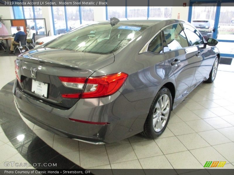 Modern Steel Metallic / Black 2019 Honda Accord LX Sedan