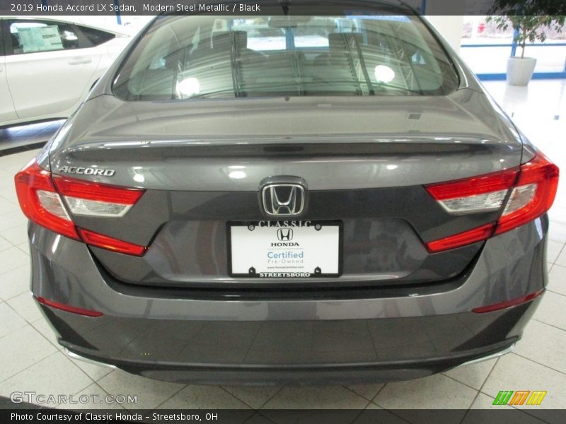 Modern Steel Metallic / Black 2019 Honda Accord LX Sedan