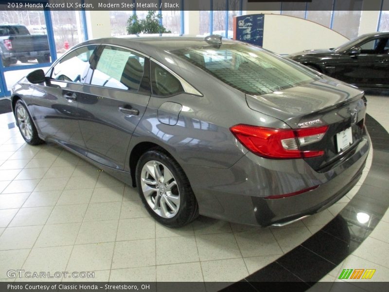 Modern Steel Metallic / Black 2019 Honda Accord LX Sedan
