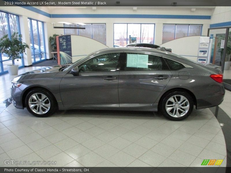 Modern Steel Metallic / Black 2019 Honda Accord LX Sedan