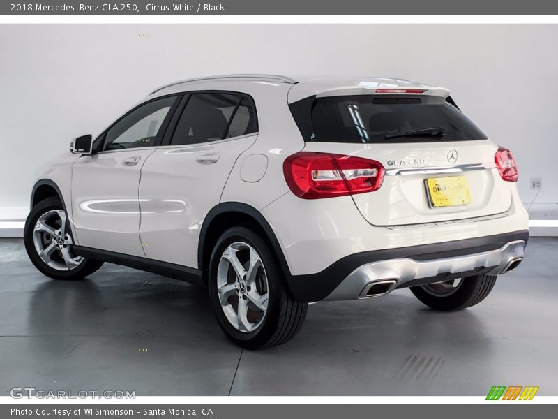 Cirrus White / Black 2018 Mercedes-Benz GLA 250
