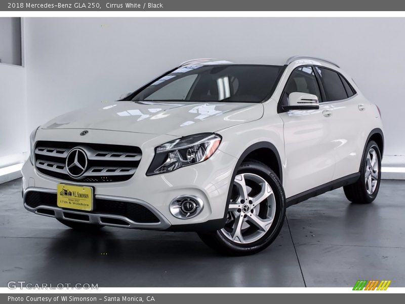 Cirrus White / Black 2018 Mercedes-Benz GLA 250