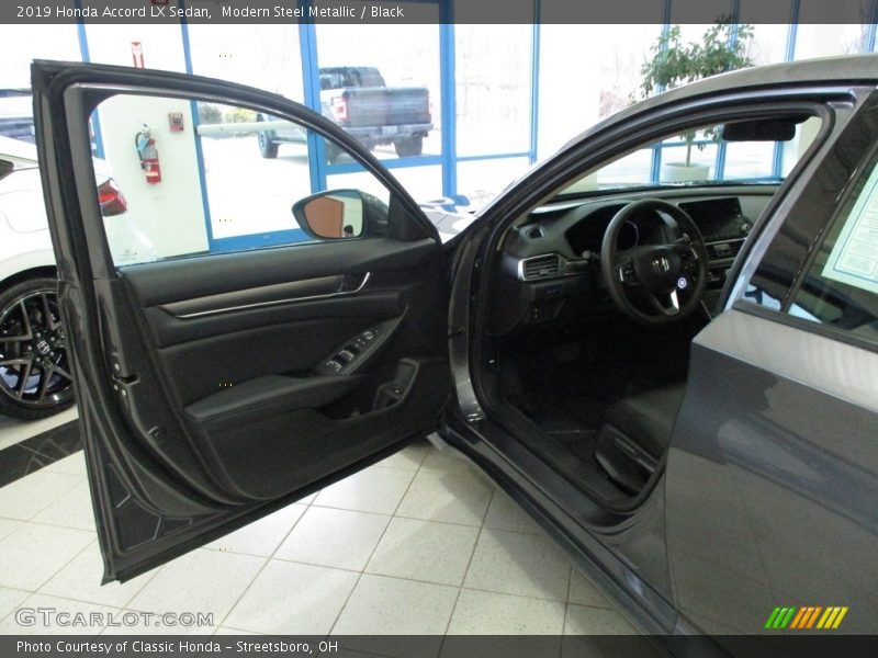 Modern Steel Metallic / Black 2019 Honda Accord LX Sedan