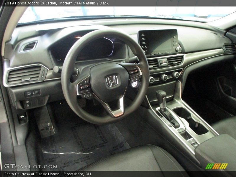 Modern Steel Metallic / Black 2019 Honda Accord LX Sedan