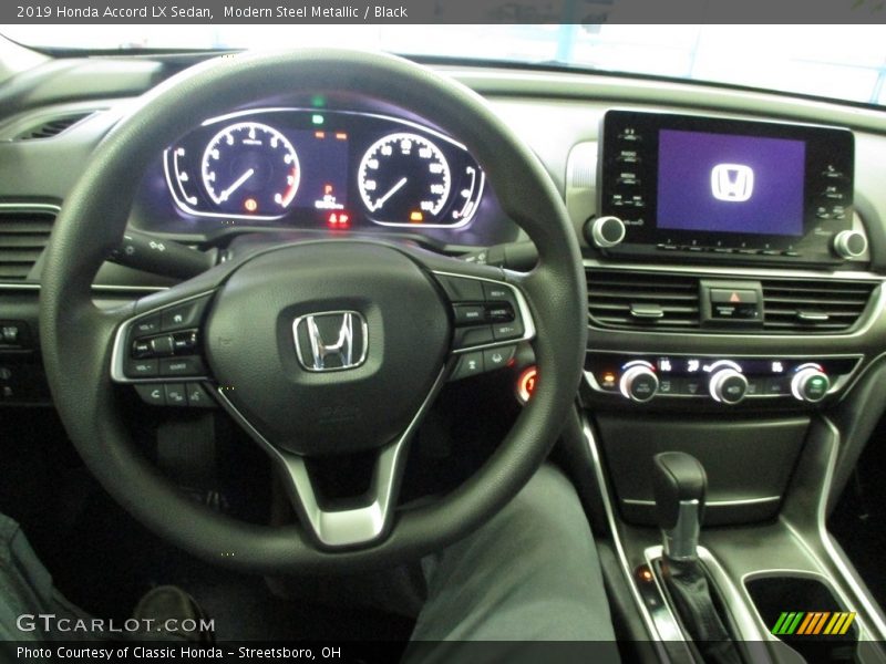 Modern Steel Metallic / Black 2019 Honda Accord LX Sedan