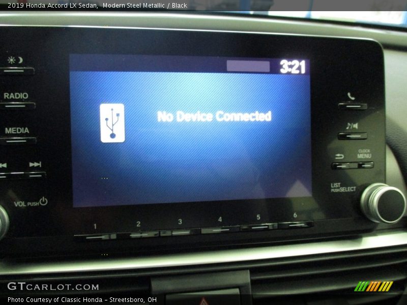 Modern Steel Metallic / Black 2019 Honda Accord LX Sedan