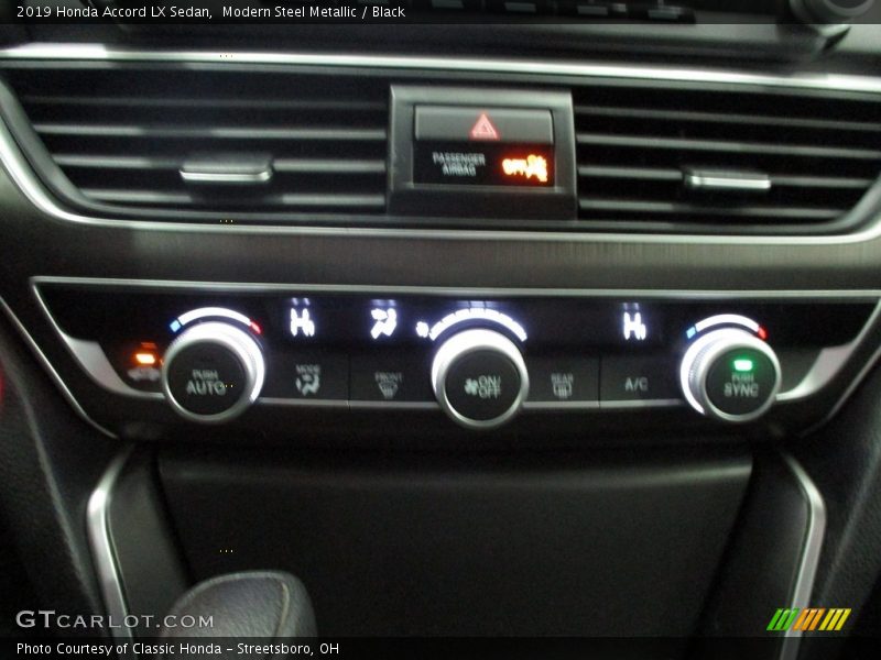 Modern Steel Metallic / Black 2019 Honda Accord LX Sedan