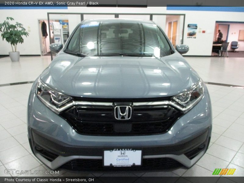 Sonic Gray Pearl / Black 2020 Honda CR-V EX AWD