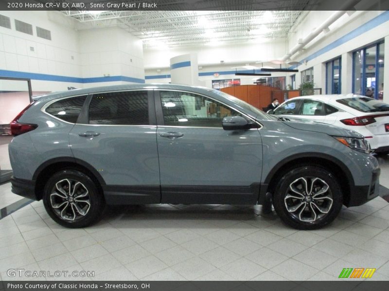 Sonic Gray Pearl / Black 2020 Honda CR-V EX AWD
