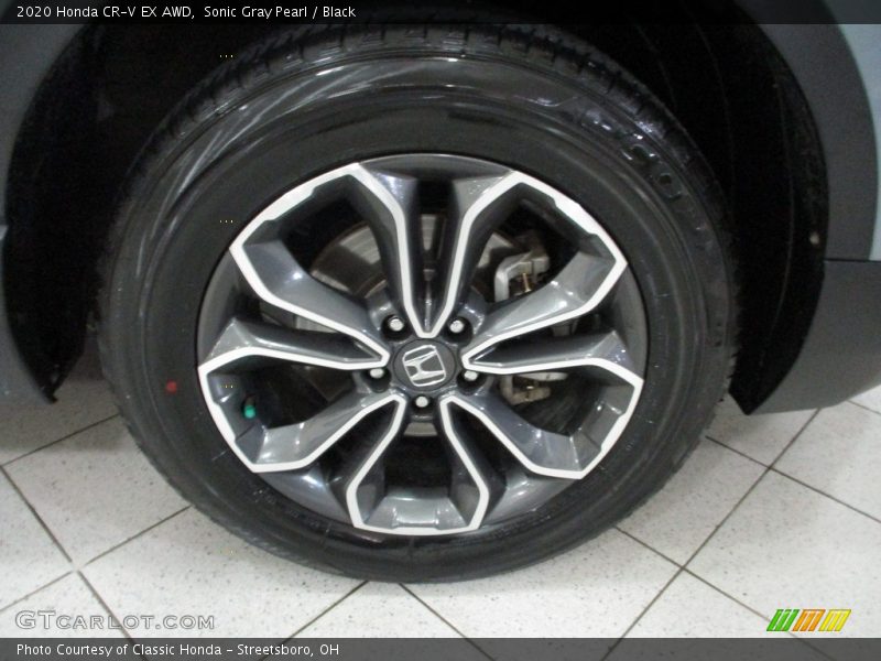 Sonic Gray Pearl / Black 2020 Honda CR-V EX AWD