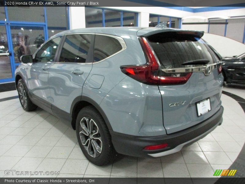 Sonic Gray Pearl / Black 2020 Honda CR-V EX AWD