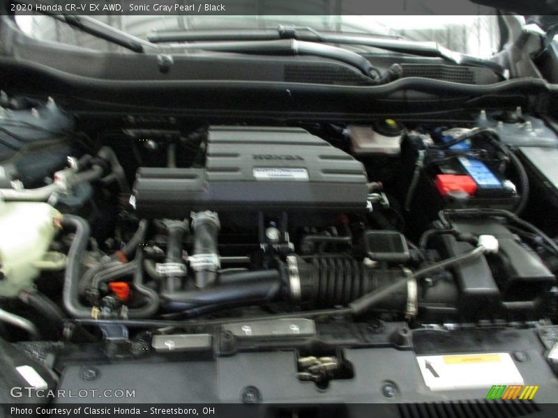 Sonic Gray Pearl / Black 2020 Honda CR-V EX AWD
